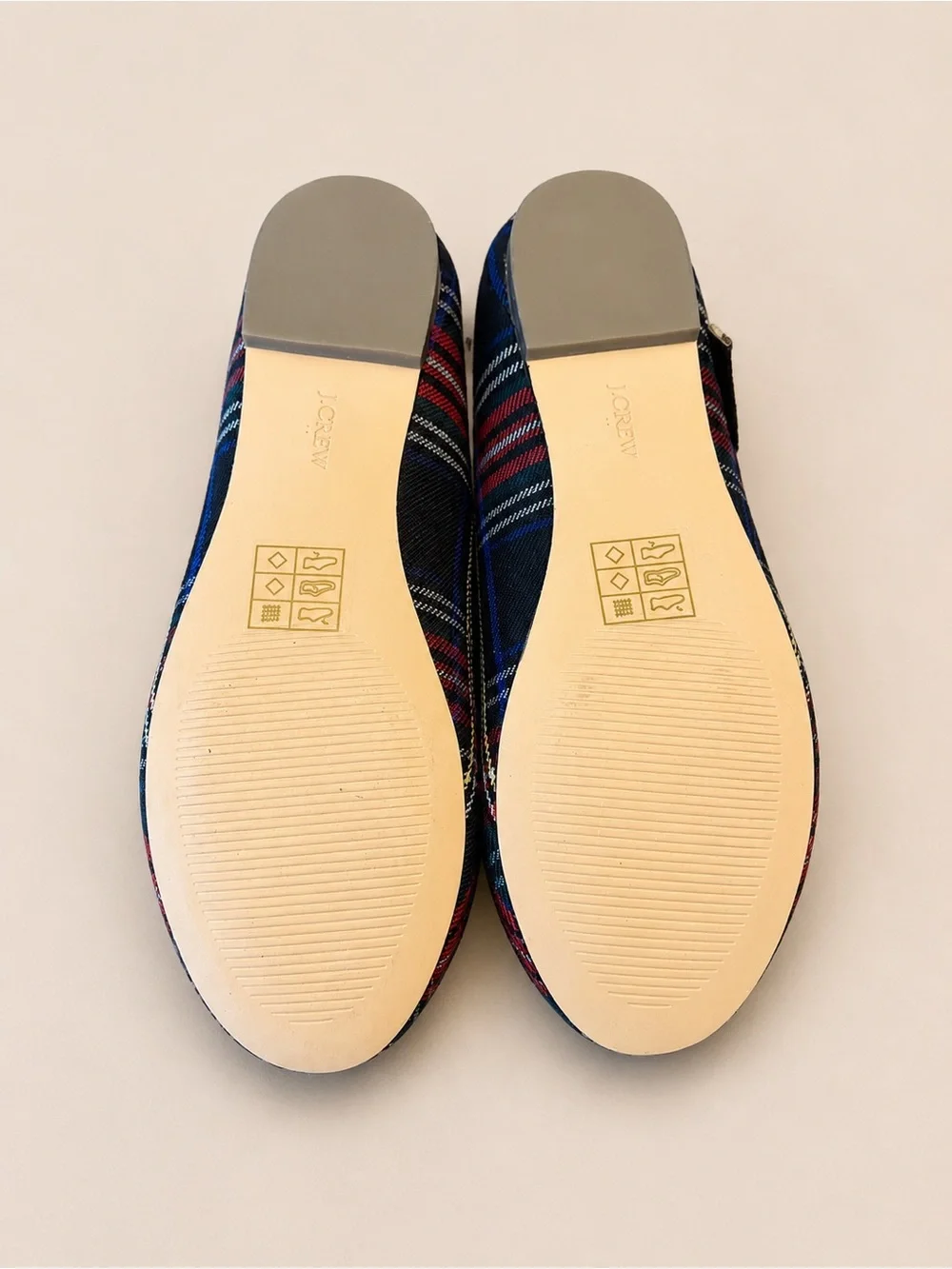 J.Crew Kids K1 Tartan Plaid Mary Jane Flats Bow Holiday Dress Shoes